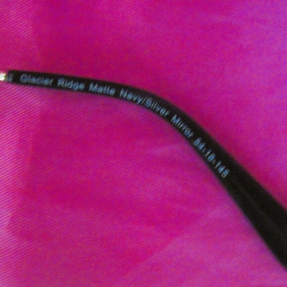 WEST END GLACIER CAL.3-Navy Blue/Silver-Mens Sunglasses 54 18 145-Metal Frame - Picture 3 of 8